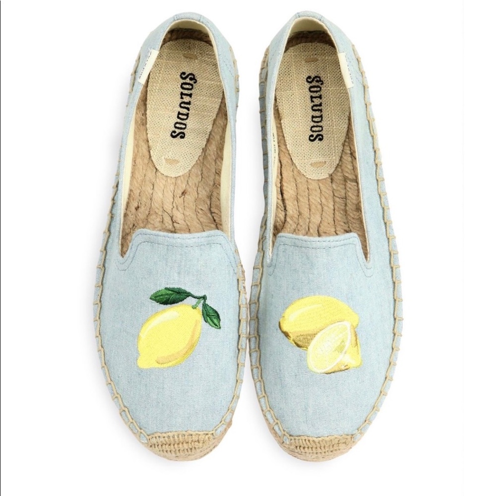 Lemon Chambray Espadrille